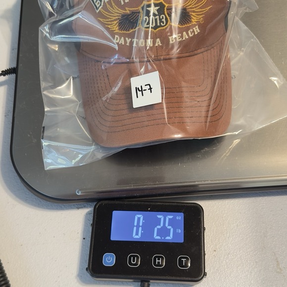 Bike Week‎ Daytona Beach 2013 Strap Back Hat Cap Brown Capsmith Biker Adult Mens - Picture 7 of 7